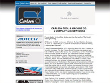 Tablet Screenshot of carlson-tool.com